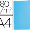 Chemise liderpapel papier cartonne 180g/m2 310x230mm document a4 coloris bleu pastel