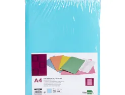Chemise liderpapel papier cartonne 180g/m2 310x230mm document a4 coloris bleu pastel