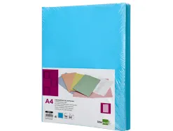 Chemise liderpapel papier cartonne 180g 310x230mm document a4 210x297mm coloris coloris bleu ciel