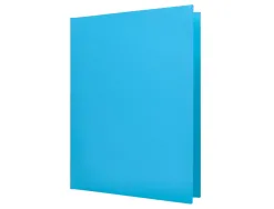 Chemise liderpapel papier cartonne 180g 310x230mm document a4 210x297mm coloris coloris bleu ciel