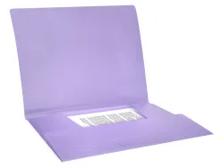 Chemise liderpapel polypropylene dos flexible a4 210x297mm 4/10e 3 rabats 100f elastique lavande opaque