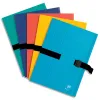 Chemise oxford clip'n go carte documents a4 extensible 130mm fermeture clip coloris assortis