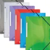 Chemise oxford hawaï pp dos rigide 240x320mm documents a4 dos 25mm rabats clipsés élastique 6 coloris assortis