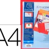 Chemise présentation exacompta kreacover polypropylène souple 4/10e a4 24x32cm personnalisable coloris rouge