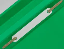 Chemise présentation q-connect à lamelles polypropylène 18/100e document perforé a4 30f porte-étiquette coloris vert
