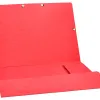Chemise q-connect carte lustrée 375g pour documents a4 320x243mm 3 rabats coloris assortis