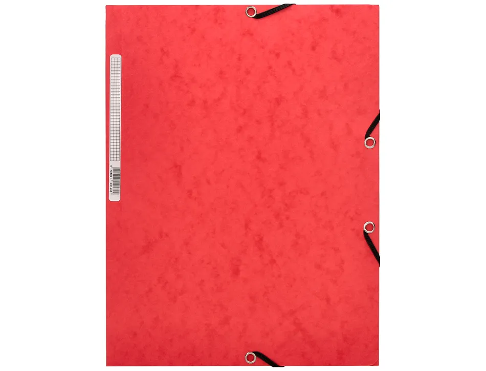 Chemise q-connect carte lustrée 375g pour documents a4 320x243mm 3 rabats coloris assortis
