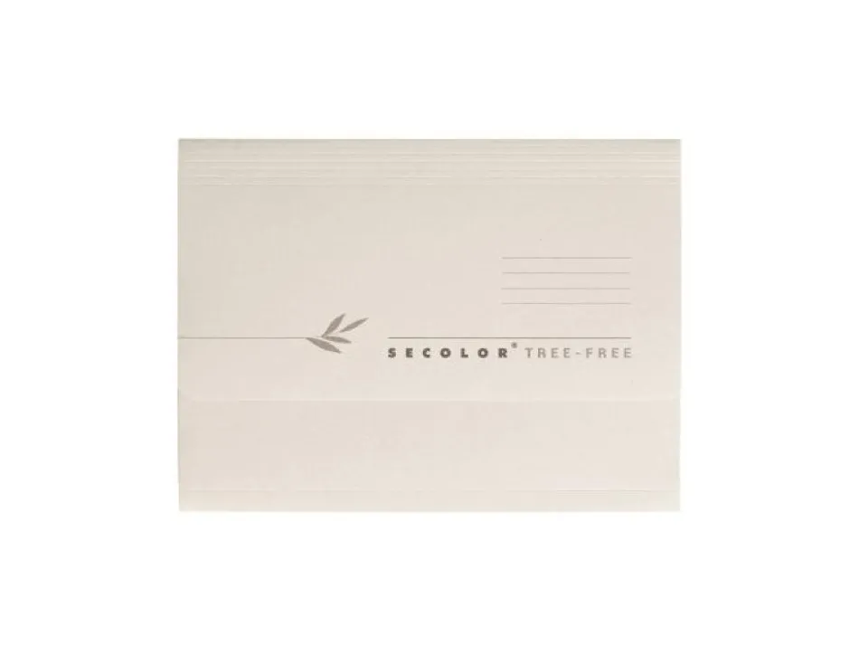 Chemise tarifold secolor treefree pochette a4 sachet de 10
