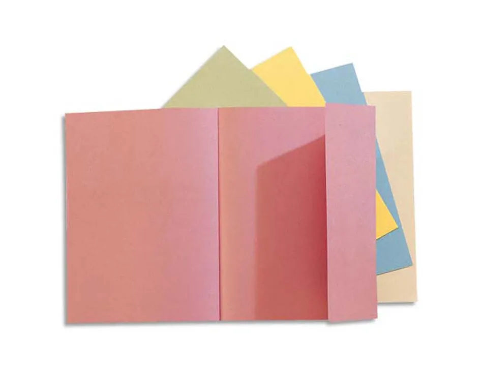 Chemises 1 rabat exacompta super 250 assortis pastel paquet 50