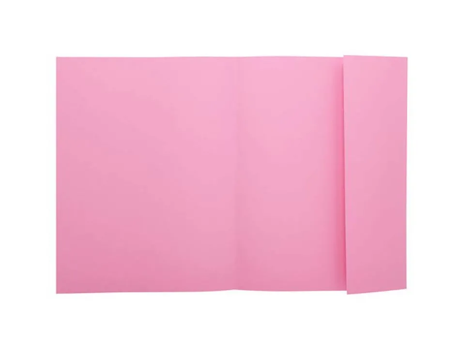 Chemises 1 rabat exacompta super 250 carte 210g rose paquet de 50