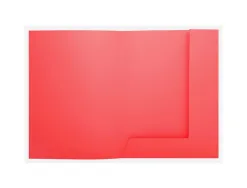 Chemises 2 rabats exacompta super 250 210 g rouge paquet 50
