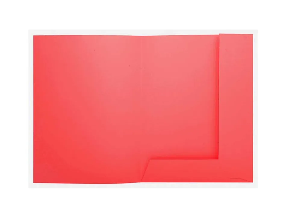 Chemises 2 rabats exacompta super 250 210 g rouge paquet 50