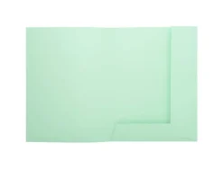 Chemises 2 rabats exacompta carte 210g super 250 coloris vert clair paquet 50 unites