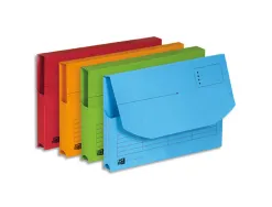 Chemises a poche oxford ultimate kraft 240g format a4 coloris assortis paquet de 25