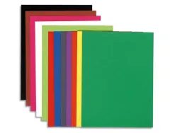 Chemises exacompta flash 220 g coloris assortis vifs recyclées paquet 100