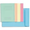Chemises pre-imprimees 3 rabats exacompta super 250 carte 210g coloris assortis paquet 50 unites