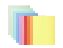 Chemises super 180 exacompta carte 160 g coloris assortis paquet 100