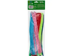 Chenilles liderpapel 30 cm de coloris mat assortis sachet de 100 unites