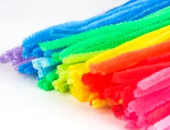 Chenilles liderpapel 30 cm de coloris mat assortis sachet de 100 unites