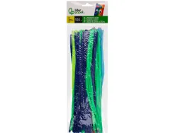 Chenilles liderpapel 30 cm de coloris mat assortis sachet de 100 unites