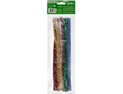 Chenilles liderpapel 30 cm de couleurs brillantes assorties sachet de 30 unites