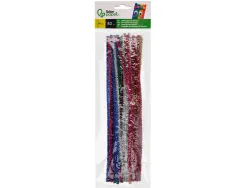 Chenilles liderpapel 30 cm de couleurs brillantes assorties sachet de 30 unites