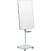 Chevalet conference nobo blanc move & meet surface magnetique tableau effacable 674x1039mm 4 roues