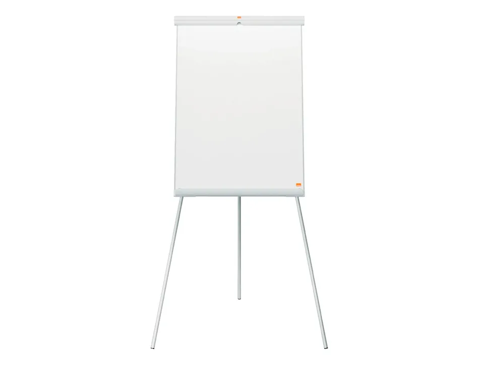Chevalet conference nobo premium plus trepied surface magnetique acier laque tableau effacable 70x100cm