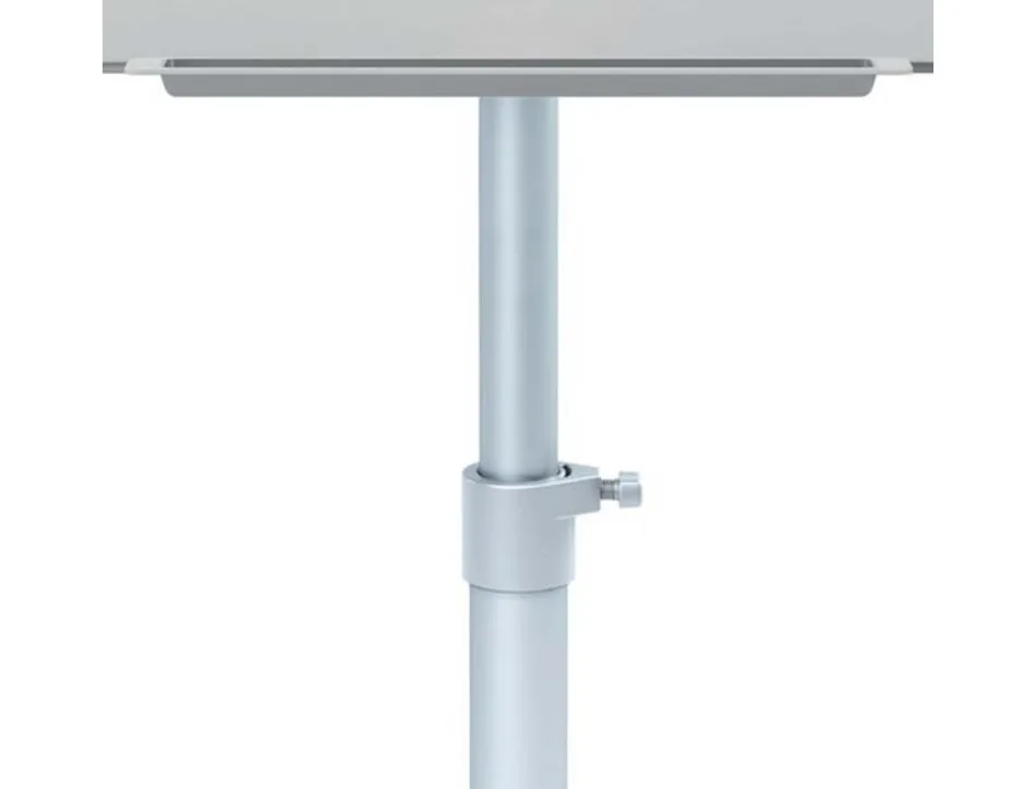Chevalet conférence nobo barracuda mobile surface magnétique acier tableau effaçable 70x100cm 5 roulettes
