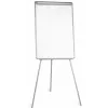 Chevalet conférence q-connect tableau laminé 70x100cm cadre plastique pince bloc papier auget porte-marqueurs