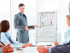 Chevalet conférence q-connect tableau magnétique 70x100cm cadre plastique pince bloc papier auget porte-marqueurs