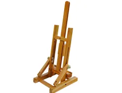 Chevalet de table liderpapel en bois de pin vernis 34x16x13 cm certifie fsc
