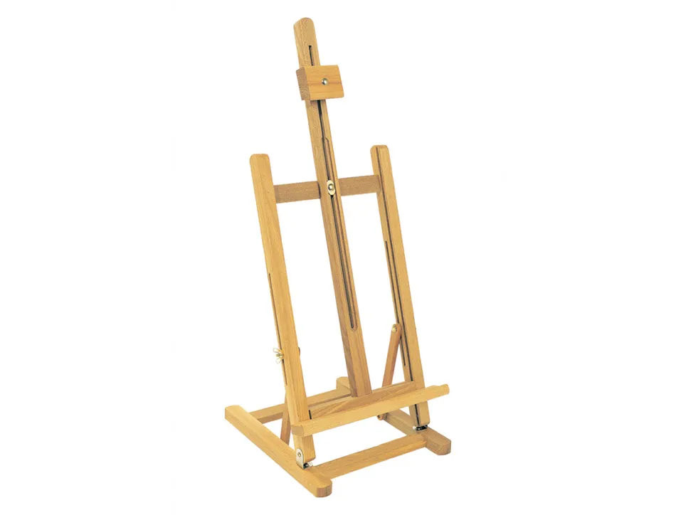 Chevalet de table liderpapel en bois de pin vernis 80x27,50x30 cm certifie fsc