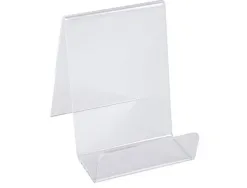 Chevalet exacompta support d'objet acrylique taille l coloris cristal