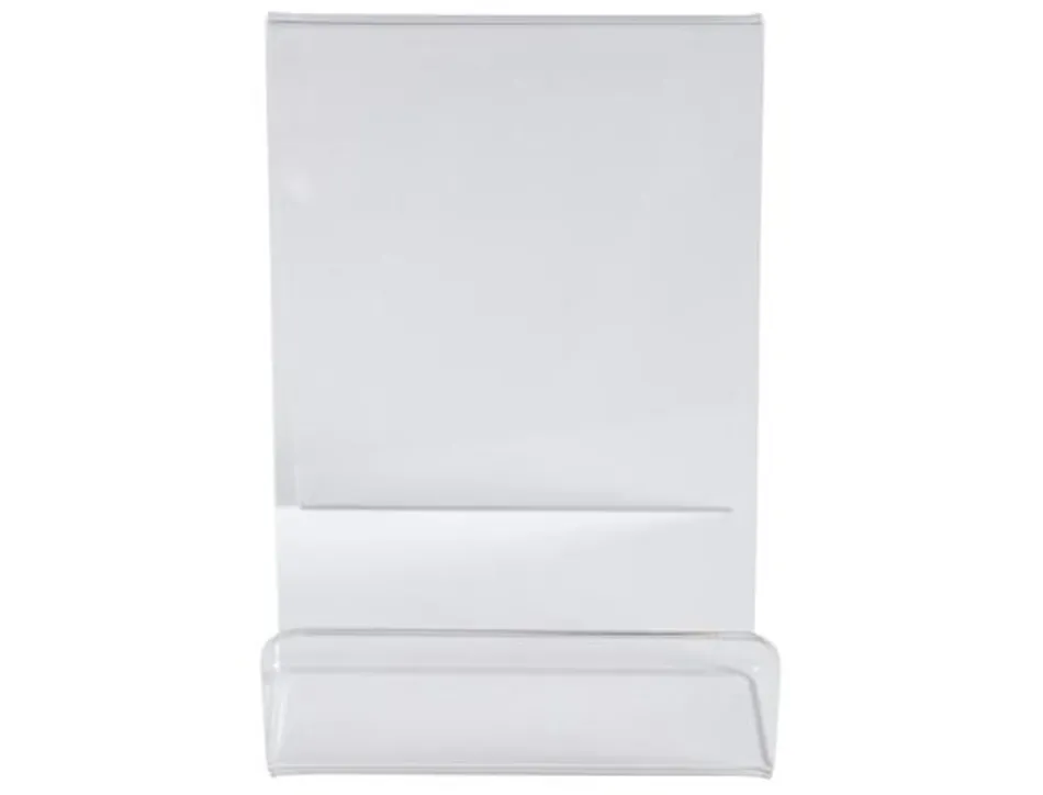 Chevalet exacompta support d'objet acrylique taille l coloris cristal