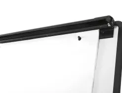 Chevalet q-connect économique fond mélaminé tableau effaçable sec 70x100cm auget barette pivotante hauteur maximum 2m