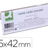Chevalet q-connect porte-noms méthacrylate idéal système identification 95x42mm