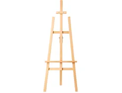 Chevalet sur pied liderpapel en bois de pin vernis 58,5x175x75 cm certifie fsc