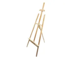 Chevalet sur pied liderpapel en bois de pin vernis 60x150x60 cm certifie fsc