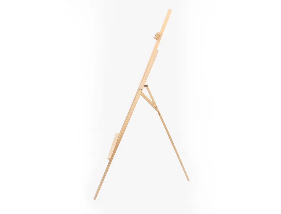 Chevalet sur pied liderpapel en bois de pin vernis 60x150x60 cm certifie fsc
