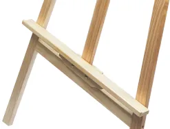 Chevalet sur pied liderpapel en bois de pin vernis 60x150x60 cm certifie fsc