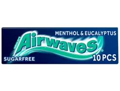 Chewing-gum airwaves menthe/eucalyptus 10 dragées