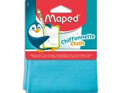 Chiffonette maped microfibre pour ardoise coloris bleu en blister