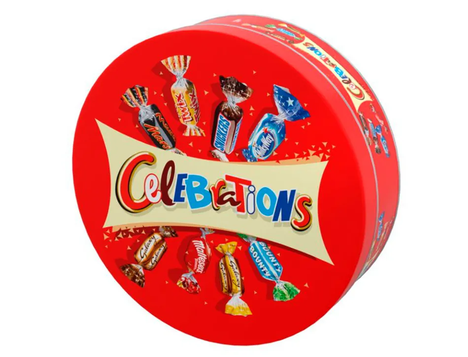 Chocolat celebrations mini bte metal 435g