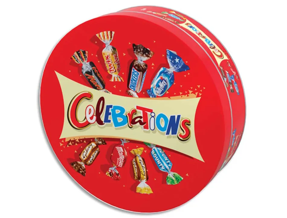 Chocolat celebrations mini bte metal 435g