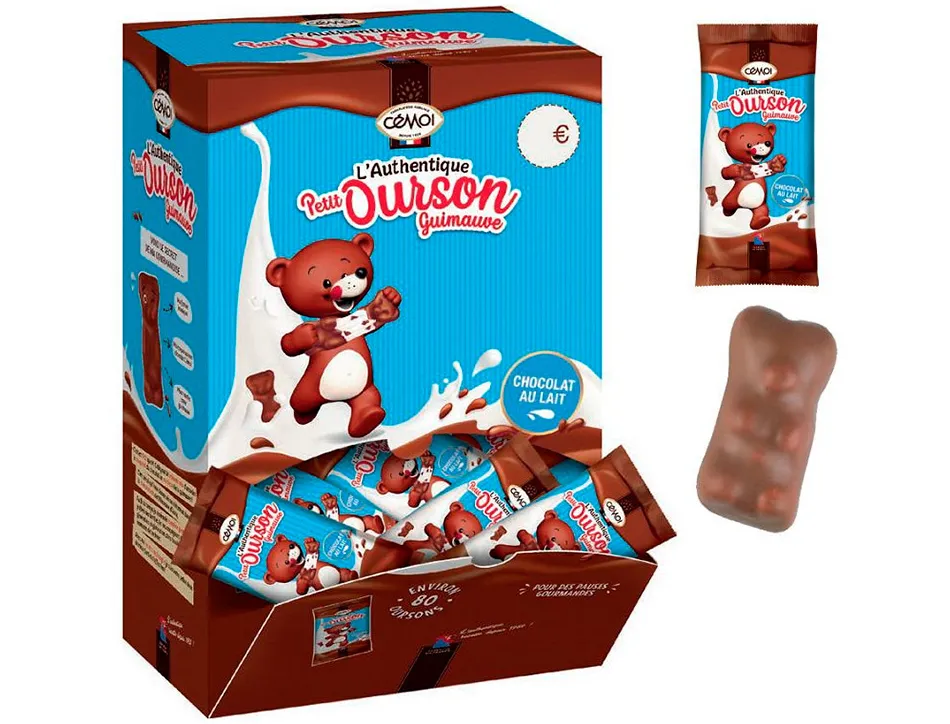 Chocolat guimauve or ourson pr 80