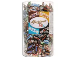 Chocolat miniatures mix mini barre tubo 3kg