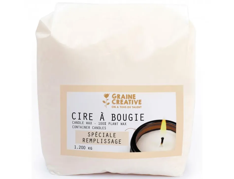 Cire vegetale a bougies graine creative 1kg