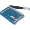 Cisaille dahle 533 format a4 capacité coupe 15f pression manuelle lame acier longueur coupe 340mm 565x20x78mm