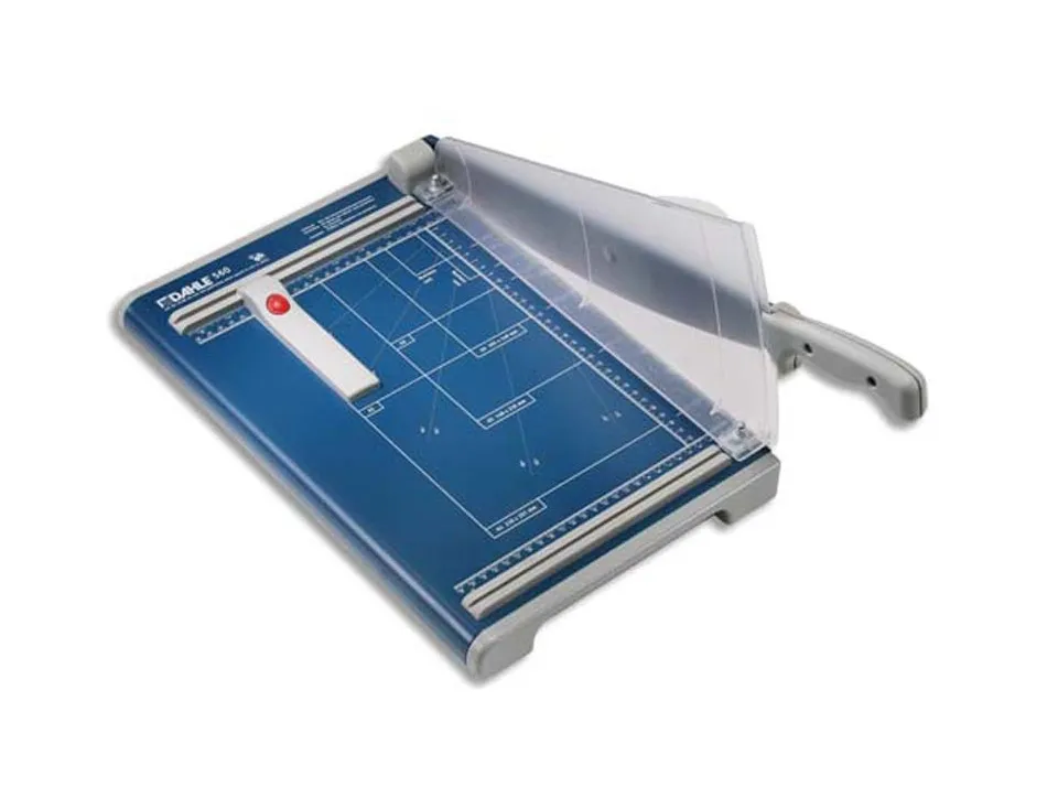 Cisaille dahle 560 format a4 capacité coupe 25f métallique stable bords arrondis ergonomique lame acier solingen